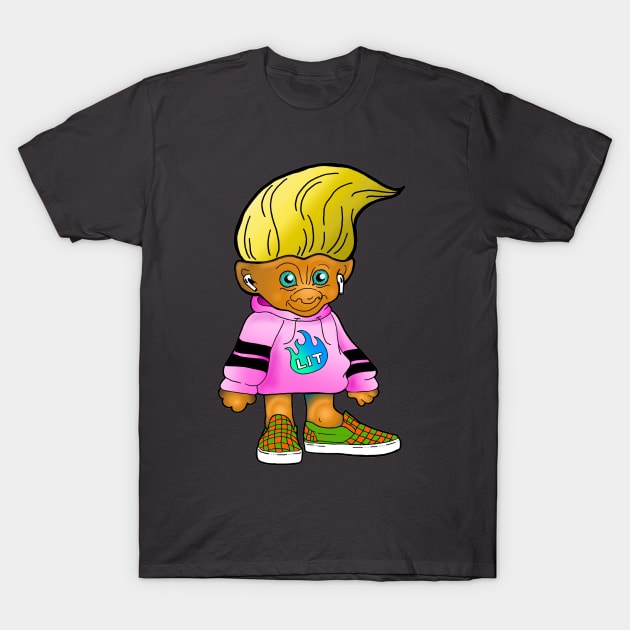 Lit troll T-Shirt by Bolt•Slinger•22